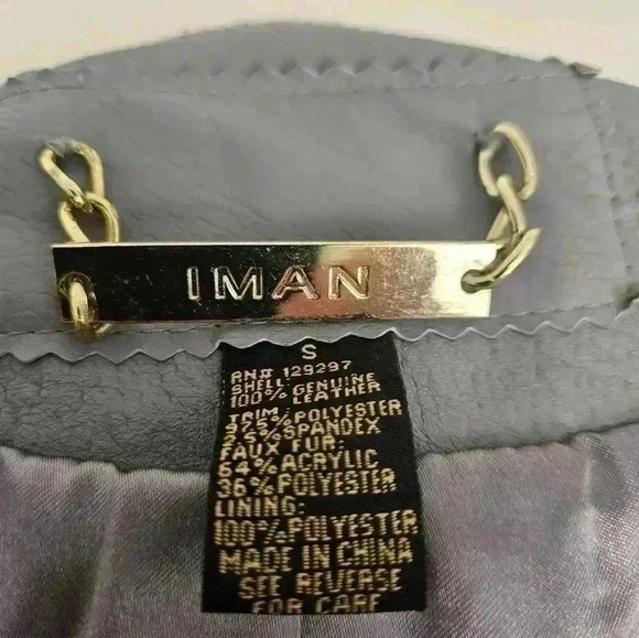 Stunning Women's Gray Quilted 100% Leather Moto Jacket - Size Small - Picture 11 of 15